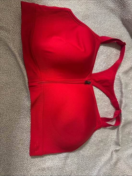 PINK Victoria's Secret Other - PINK Victoria's Secret Red Front-Zip Sports Bra